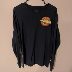 Space Jam Long Sleeve T-Shirt - Blue